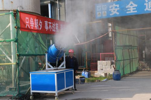 渭南分公司防污治霾有新招 绿色施工赢点赞