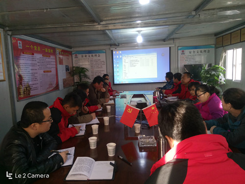澄合分公司施工淡季培训考核忙