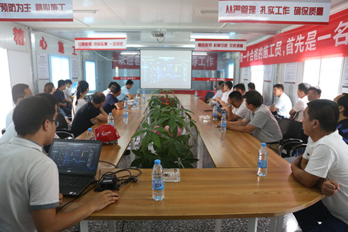 乐虎建设天工公司深入开展对标观摩交流 促进项目现场管理水平持续提升