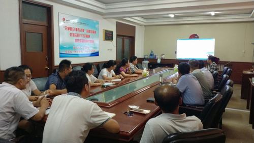 乐虎建设韩城分公司OA办公系统培训班开课了