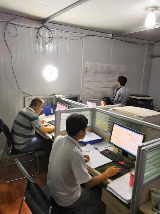 乐虎建设矿建三公司积极推进已完工工程竣工工作