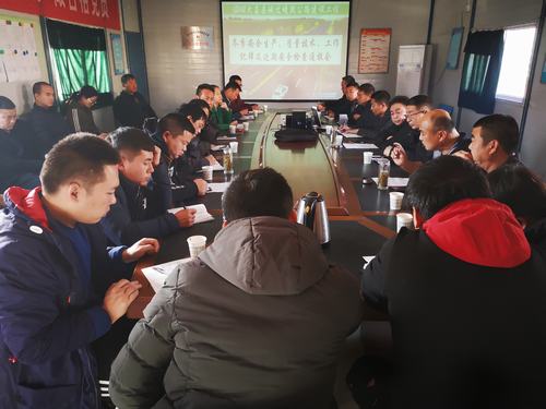 大荔县交通局股长带队莅临澄合分公司十五项目部指导冬季施工工作