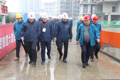 乐虎建设汉中分公司赴陕六建南关正街项目对标交流