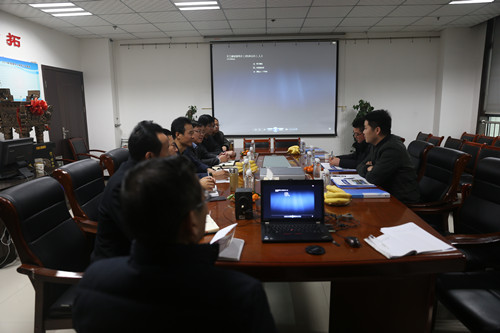 西安沣东国际车城发展有限公司副总经理马向南一行深入乐虎建设天工公司考察交流