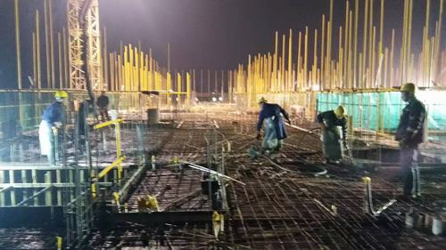 乐虎建设渭南分公司土建一部提早吹响产值“破亿”号角