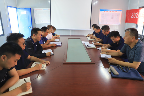 乐虎建设汉中分公司安全技术培训“见真招”