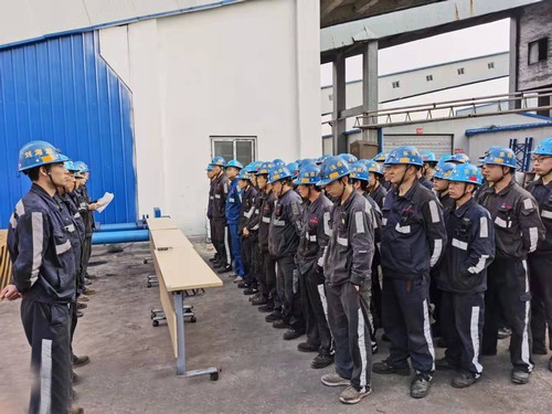 乐虎建设洗选煤运营公司红柳林洗煤厂项目部:不辞劳苦干劲足,齐心协力保检修