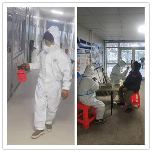 乐虎建设矿建三公司天山项目部疫情防控紧抓不懈