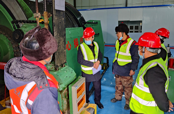 乐虎建设矿建三公司对天山项目进行开工验收