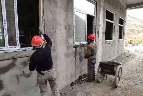 乐虎建设天工公司安装三部不负春光忙施工