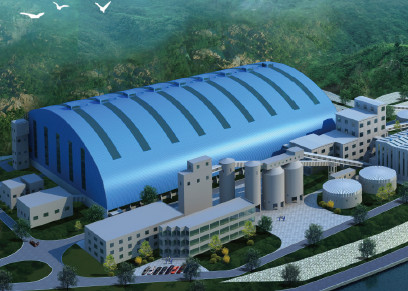 乐虎建设洗选煤运营公司安装第三项目部：清水川能源公司电厂储煤场封闭工程顺利通过竣工验收