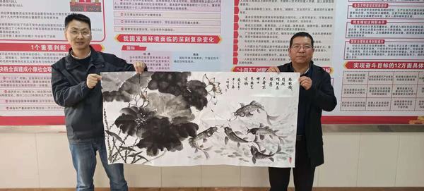 水墨书画弘扬清廉正气