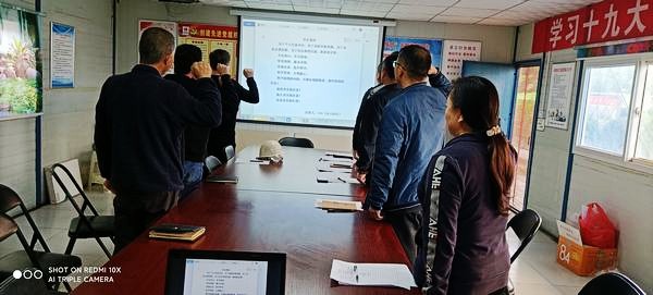 乐虎建设渭南分公司第一项目严把四道关口打好施工生产攻坚战