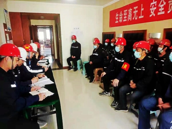 乐虎建设澄合分公司第一机电安装队工程施工+承揽两手用力取得实效