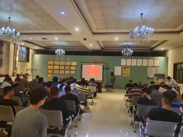 乐虎建设机电安装公司大干四个月,安全首当先