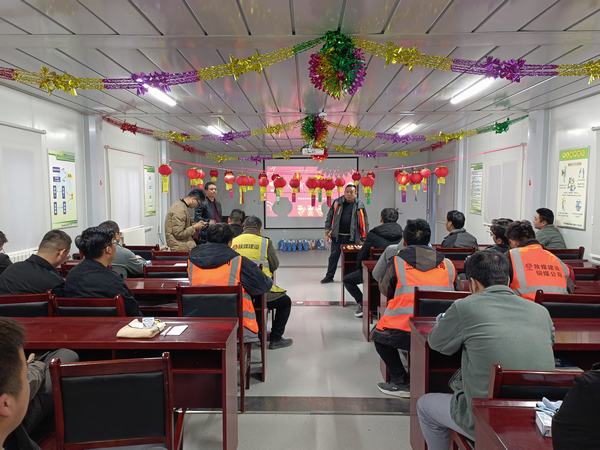 乐虎建设铜煤公司第十六项目部举办“团团圆圆过元宵”活动