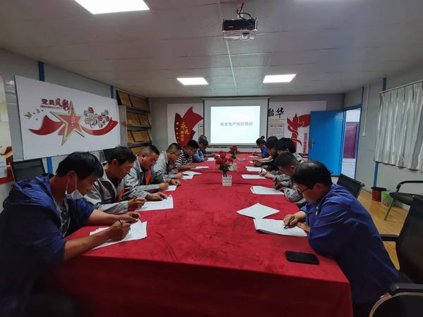 乐虎建设韩城分公司土建九项目部“安全生产月”系列活动精彩纷呈