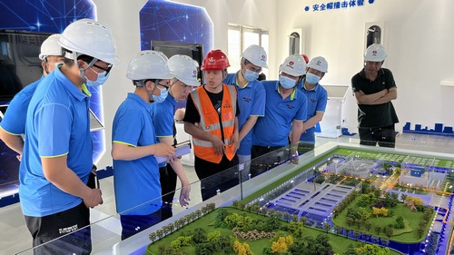 乐虎建设路桥分公司绥德县第二净水厂项目多举措让工地“靓”新颜