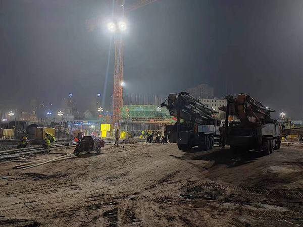 乐虎建设韩城分公司土建一项目部“众志成城”底片下洗出的企业风采