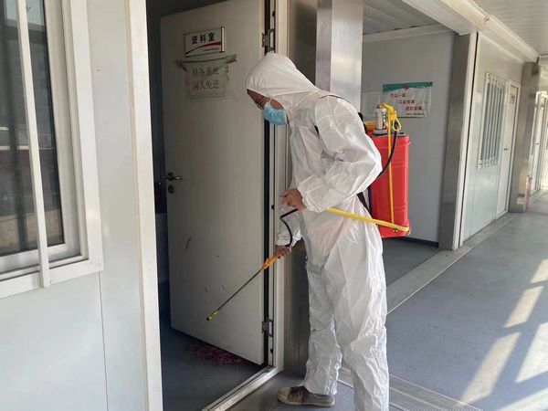 乐虎建设天工公司土建五部：防疫就是命令，防控就是责任