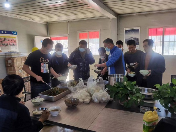 乐虎建设绿宇公司：蒲城倒班楼项目 严把质量促进度 加班加点赶工期