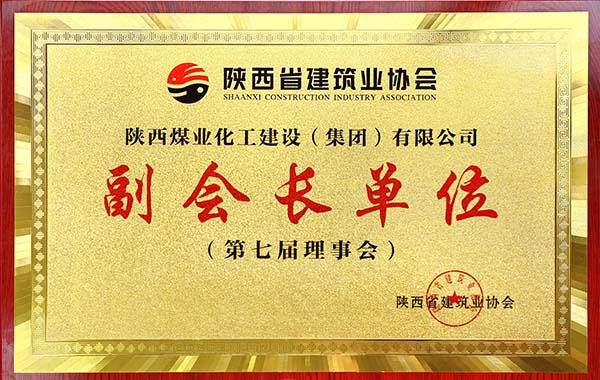 乐虎建设集团被授予省建协“副会长”单位