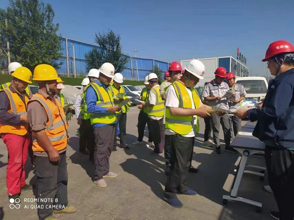 乐虎建设天工公司土建四部按下“节能降碳、你我同行” 快捷键