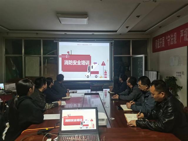 乐虎建设韩城分公司土建五项目部多元化开展“消防宣传月”活动