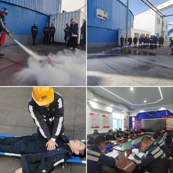 乐虎建设洗选煤运营公司红柳林洗煤厂项目部：预防从小开始   安全从消进行