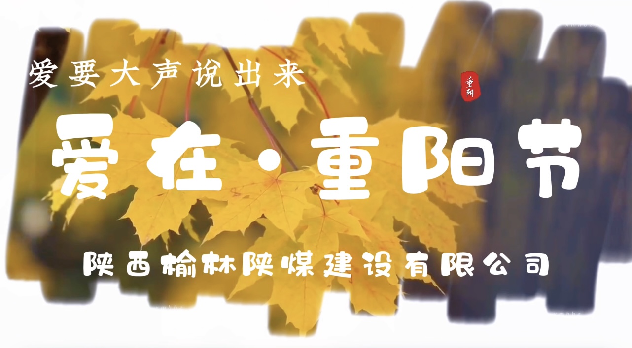 乐虎建设榆林公司重阳节特别企划：爱要大声说出来