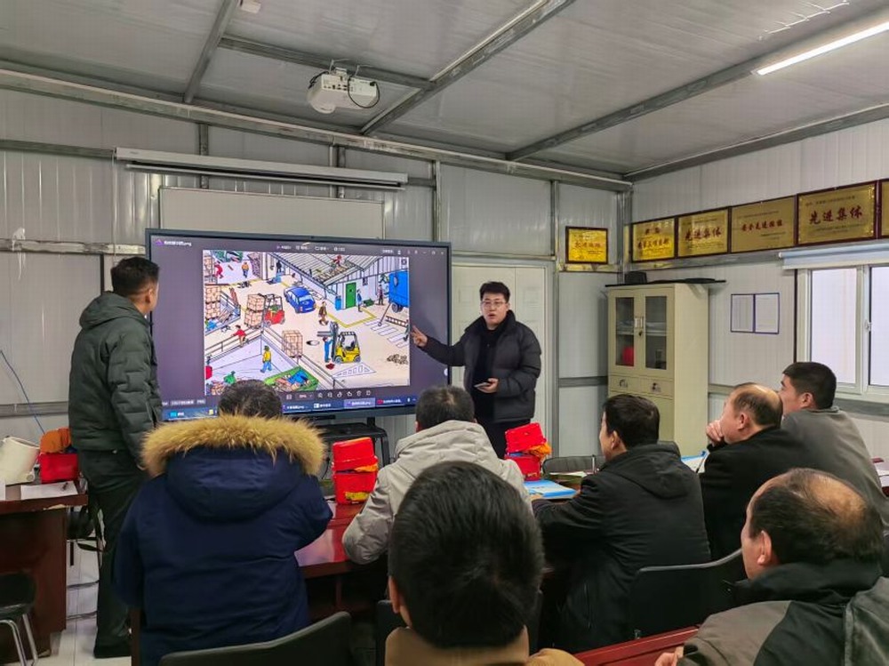 乐虎建设洗选煤运营公司第三项目部：节前筑防线 严管保平安