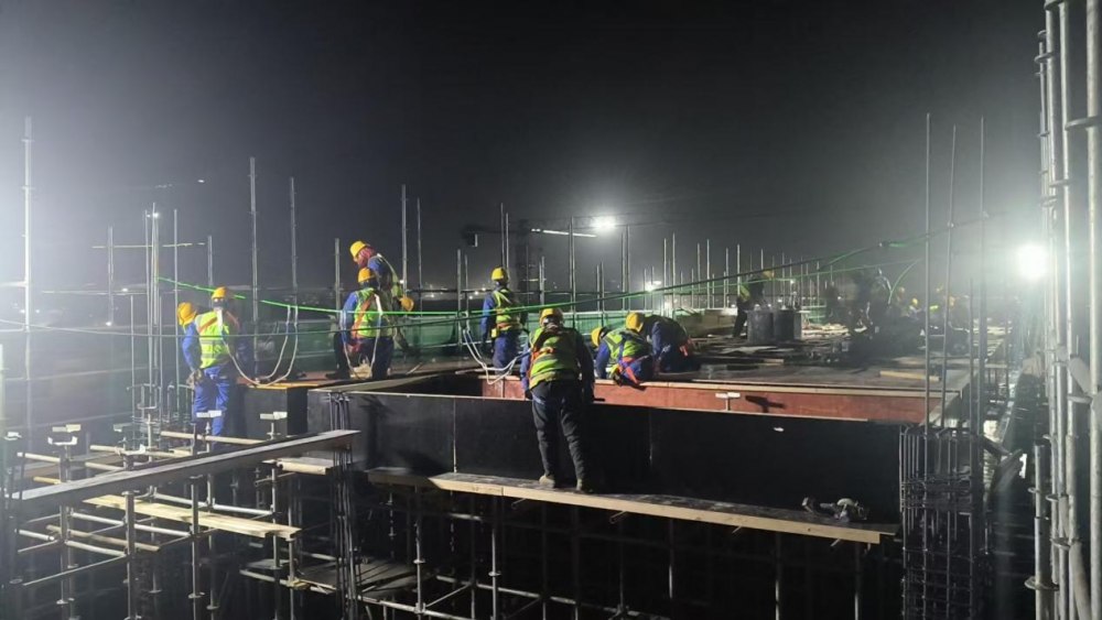 乐虎建设西北分公司土建第三项目部:新春坚守战严寒 凝心聚力保攻坚